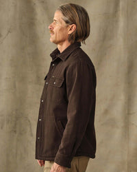 Filson Fleece Lined Jac-Shirt - Dark Brown | Filson Jackets & Coats | Jeanstore