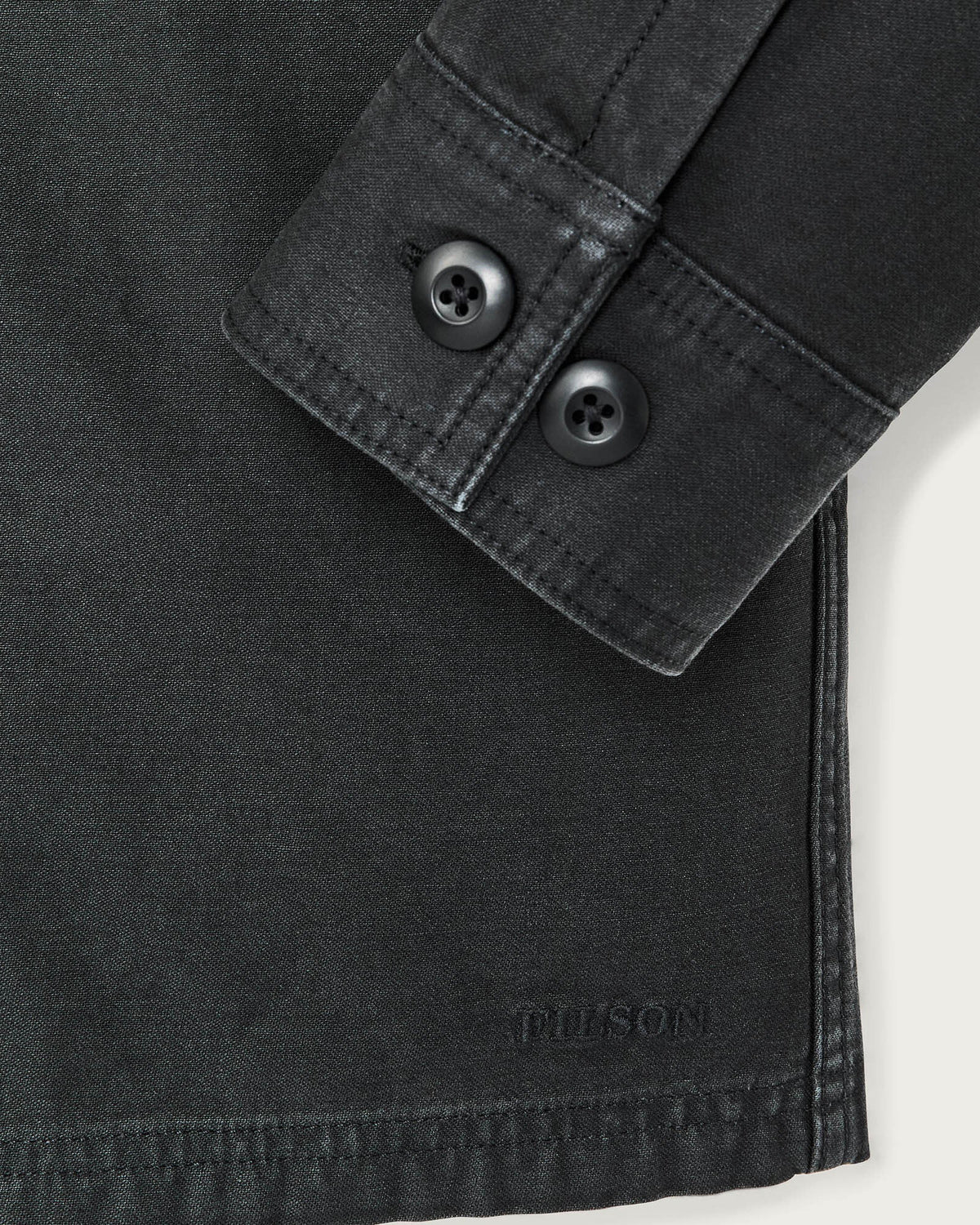 Filson Reverse Sateen Field Jac-Shirt - Washed Faded Black
