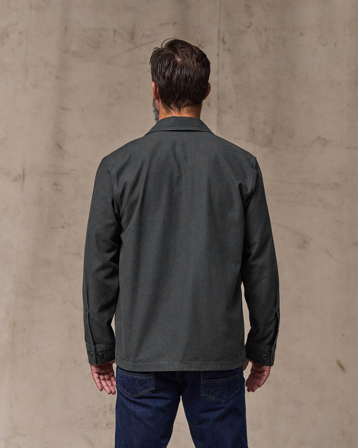 Filson Reverse Sateen Field Jac-Shirt - Washed Faded Black