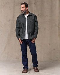 Filson Reverse Sateen Field Jac-Shirt - Washed Faded Black