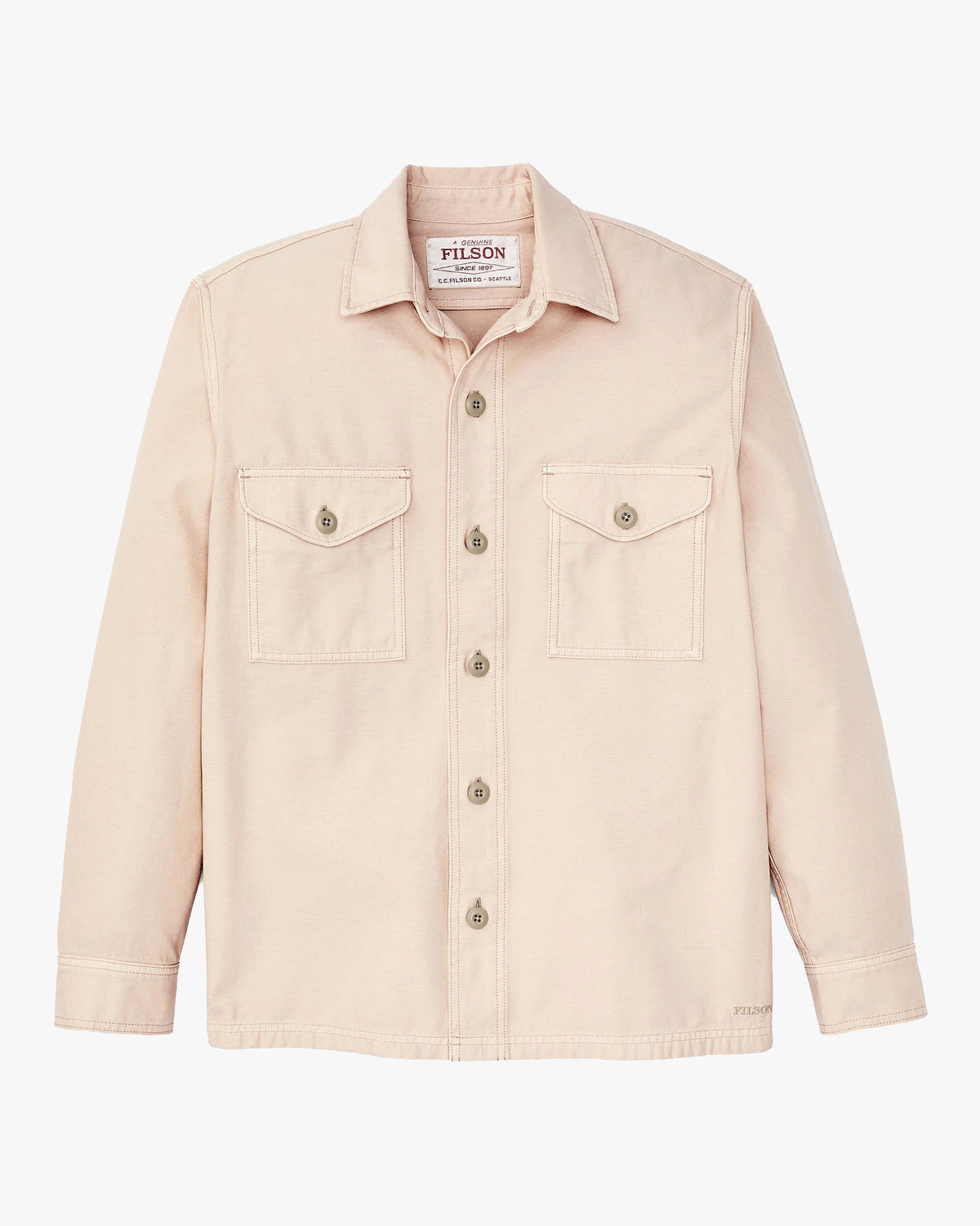 Filson Reverse Sateen Field Jac-Shirt - Washed Oatmeal