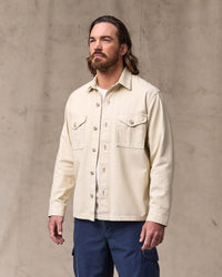 Filson Reverse Sateen Field Jac-Shirt - Washed Oatmeal