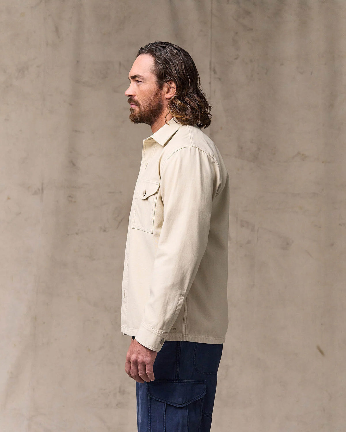 Filson Reverse Sateen Field Jac-Shirt - Washed Oatmeal