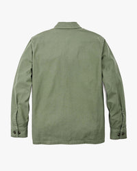 Filson Reverse Sateen Field Jac-Shirt - Washed Fatigue Green | Filson Jackets & Coats | JEANSTORE