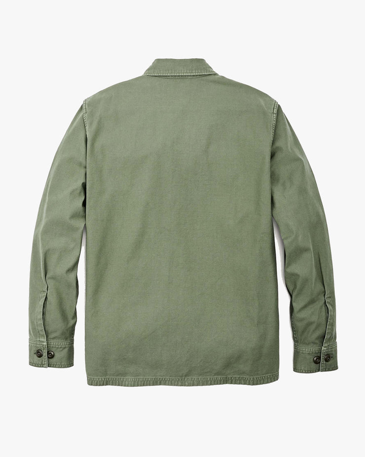 Filson Reverse Sateen Field Jac-Shirt - Washed Fatigue Green