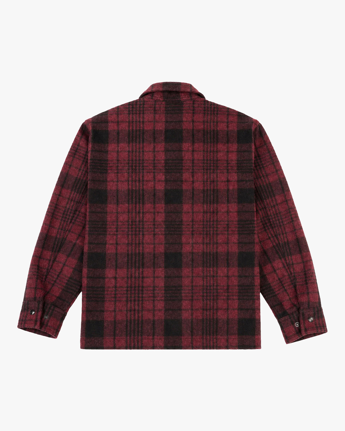 Filson Forester Wool Jacket - Burgundy / Black Plaid