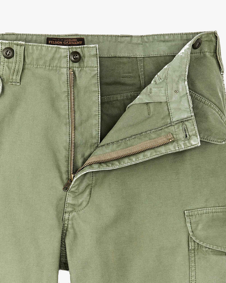 Filson Field Cargo Shorts - Washed Fatigue Green