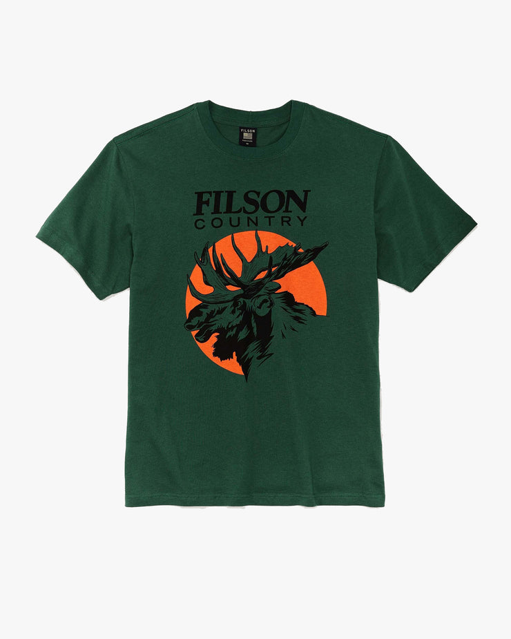 Filson Pioneer Graphic Tee - Green Moose