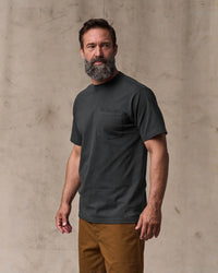 Filson S/S Outfitter Pocket Tee - Faded Black | Filson T Shirts | JEANSTORE