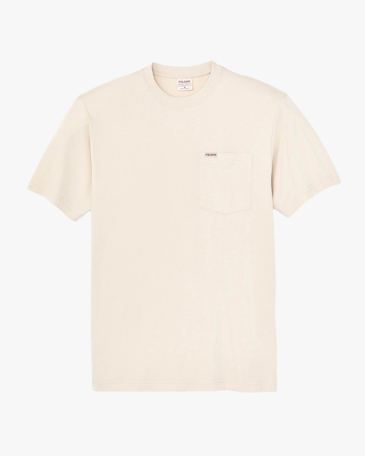 Filson S/S Outfitter Pocket Tee - Natural | Filson T Shirts | JEANSTORE
