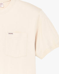 Filson S/S Outfitter Pocket Tee - Natural | Filson T Shirts | JEANSTORE
