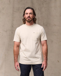 Filson S/S Outfitter Pocket Tee - Natural | Filson T Shirts | JEANSTORE