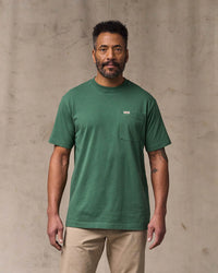 Filson S/S Outfitter Pocket Tee - Olive Green | Filson T Shirts | JEANSTORE