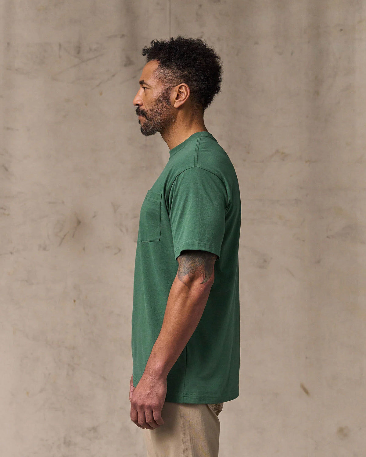 Filson S/S Outfitter Pocket Tee - Olive Green | Filson T Shirts | JEANSTORE