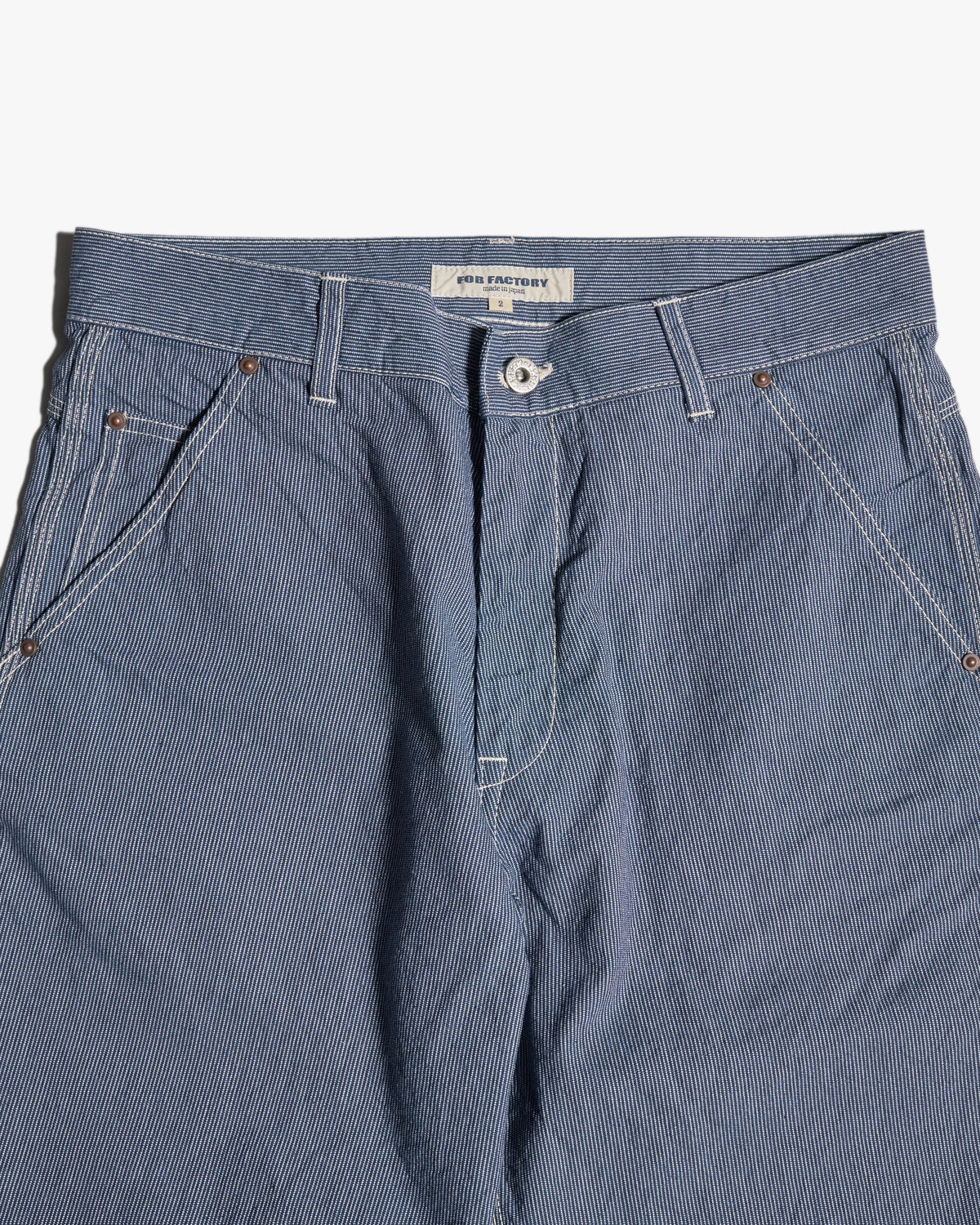 FOB Factory F0548 Hickory Work Pants - Blue