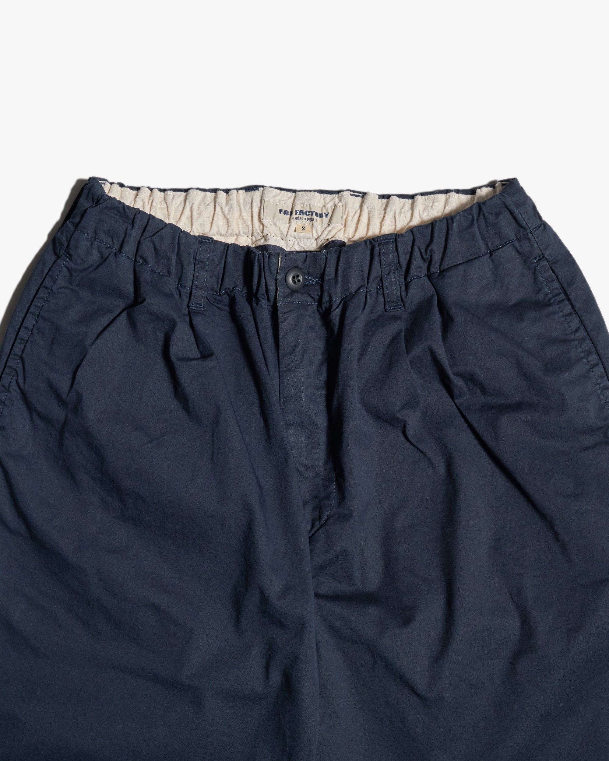 FOB Factory F0549 Stretch Twill Easy Pants - Navy