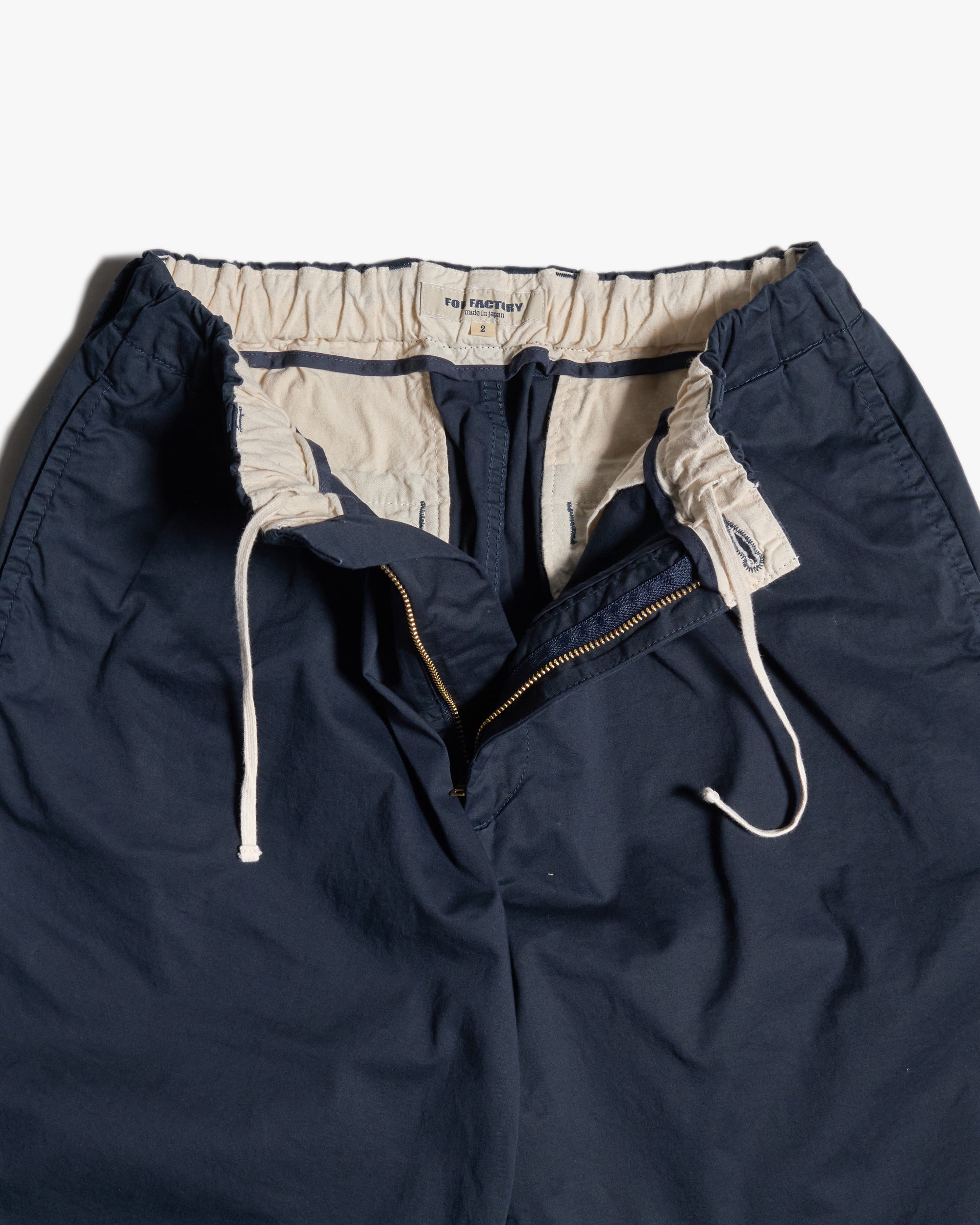 FOB Factory F0549 Stretch Twill Easy Pants - Navy