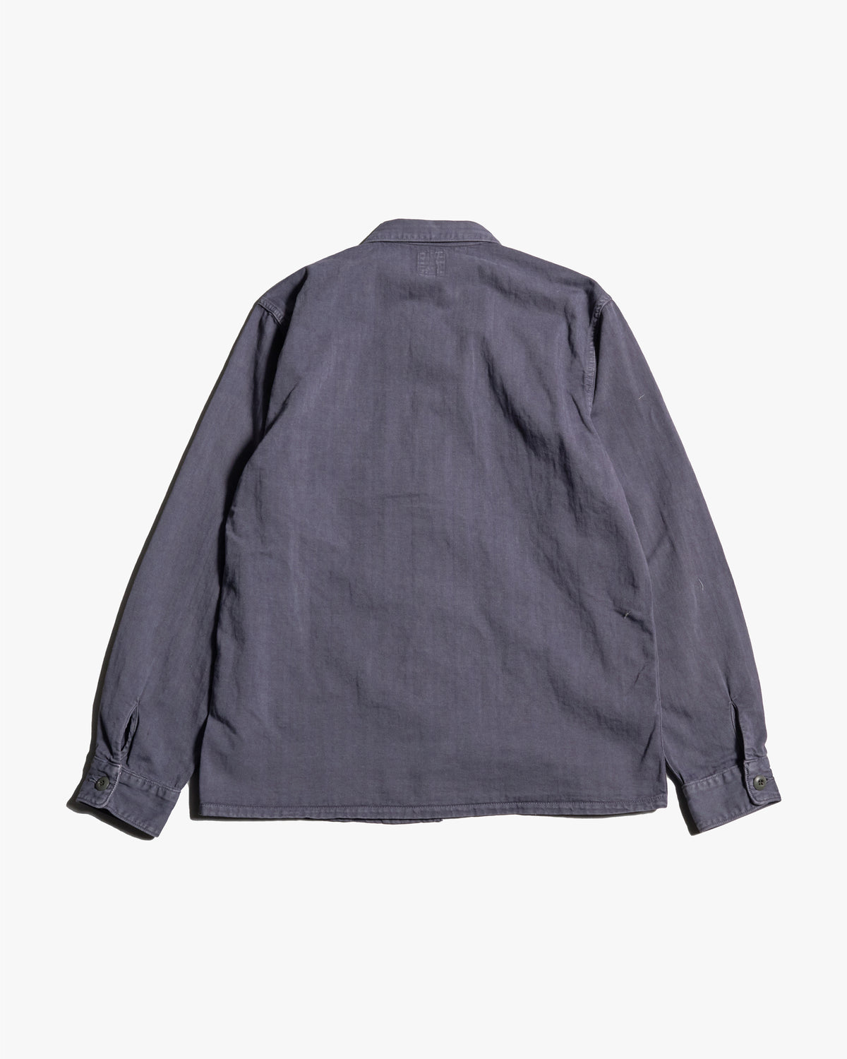 FOB Factory F2461 Herringbone Fatigue Jacket - Navy