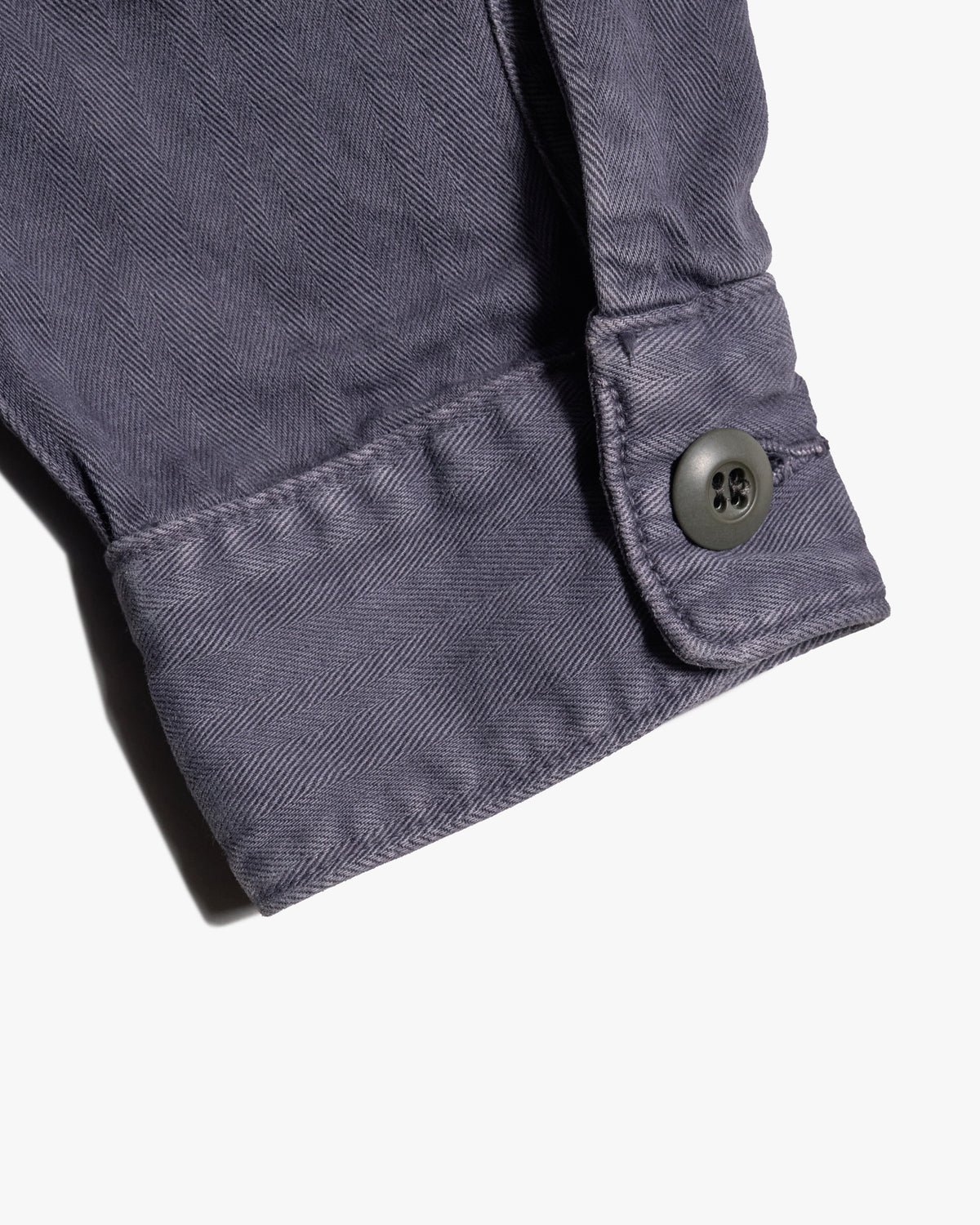 FOB Factory F2461 Herringbone Fatigue Jacket - Navy