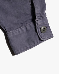 FOB Factory F2461 Herringbone Fatigue Jacket - Navy