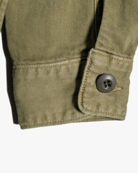 FOB Factory F2461 Herringbone Fatigue Jacket - Olive