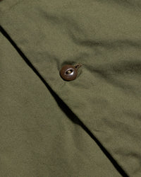 FOB Factory F3515 Open Collar Shirt - Olive