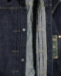 FOB Factory F2460 WWII 14oz Type 1 Selvedge Denim Jacket - Onewash | FOB Factory Jackets & Coats | JEANSTORE