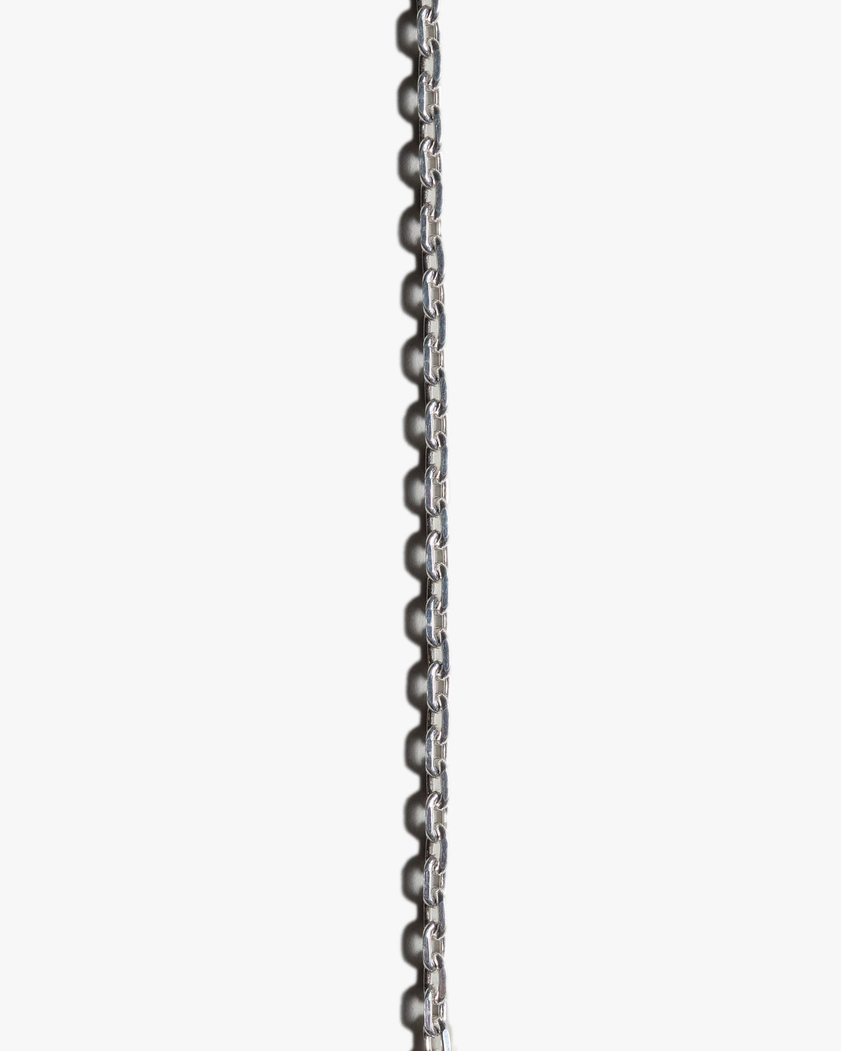 First Arrows O-063+P-077 Small Silver Chain w/ K18 Medicine Wheel & P-002L Large K18 Silver Feather Pendant - 55cm