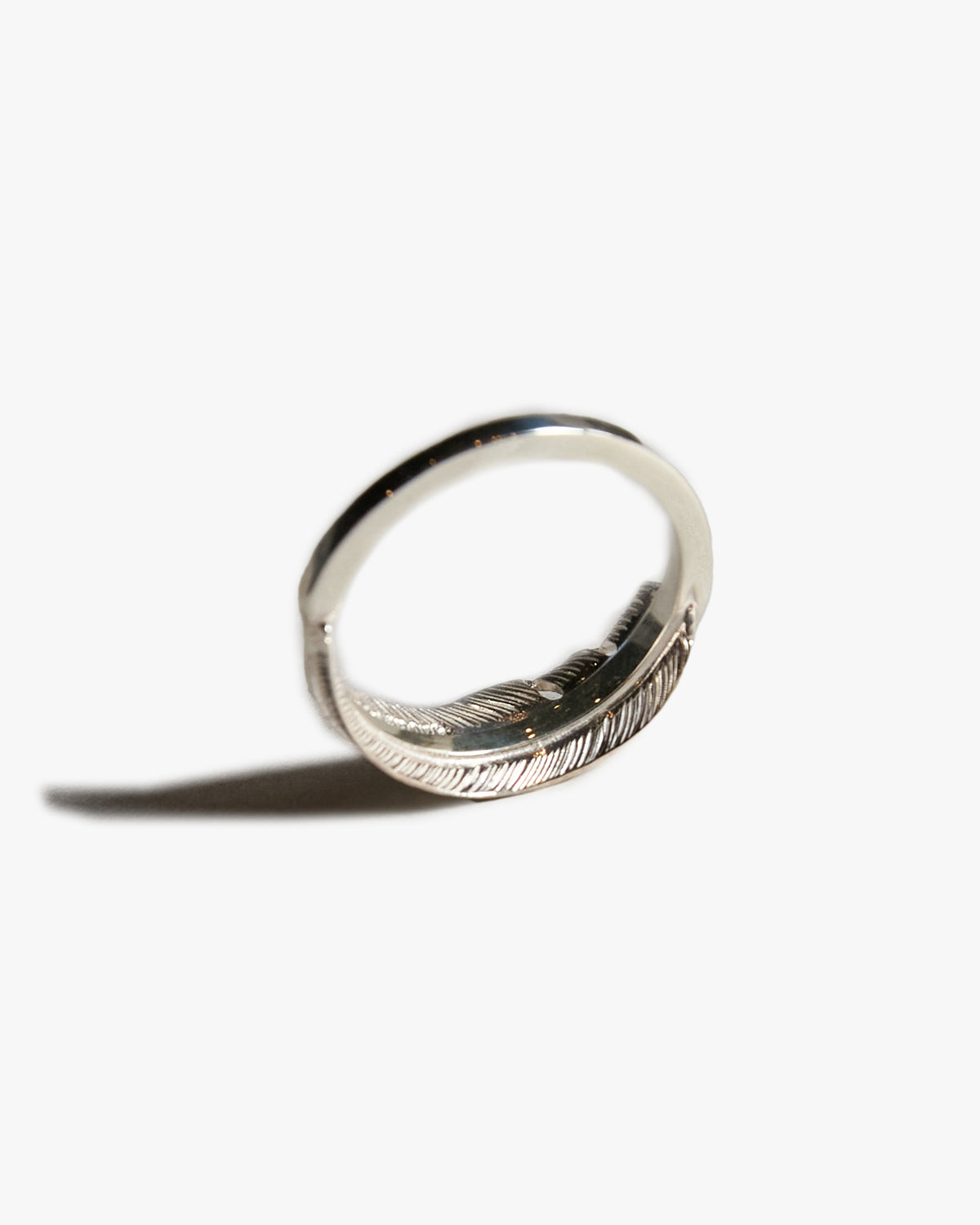 First Arrows R-122 Silver Small Kazekiri Feather Ring - #22 | First Arrows Jewellery | JEANSTORE