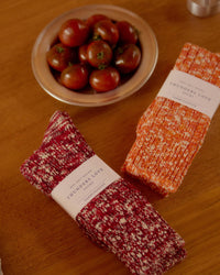 Thunders Love Flammé Collection Socks - Melange Burgundy