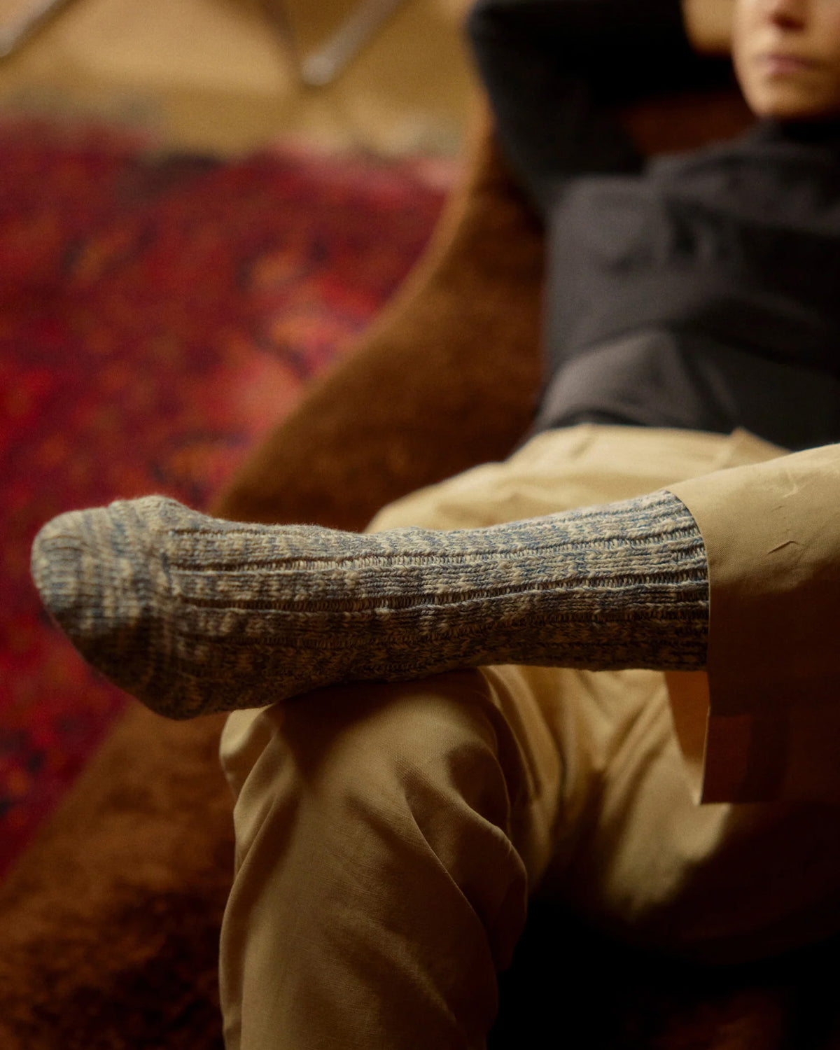 Thunders Love Flammé Collection Socks - Melange Grey