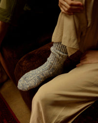 Thunders Love Flammé Collection Socks - Melange Grey