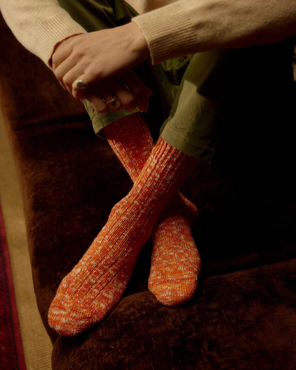 Thunders Love Flammé Collection Socks - Melange Orange