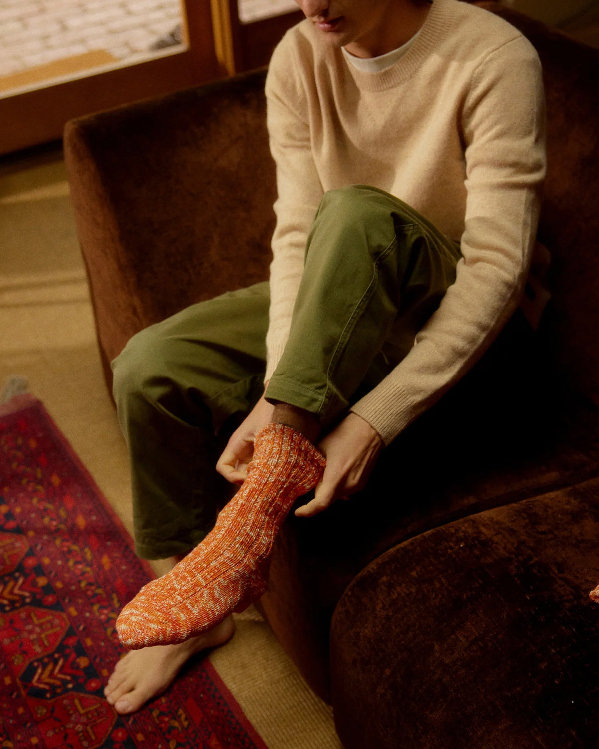 Thunders Love Flammé Collection Socks - Melange Orange