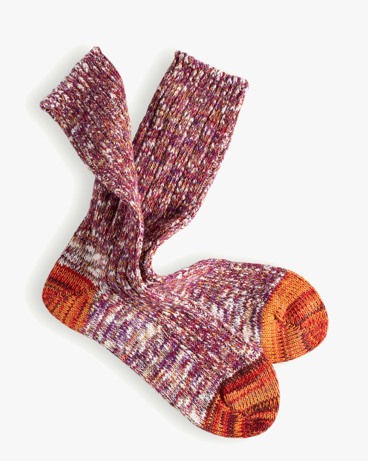 Thunders Love Flammé Collection Seasons Socks - Fall Red