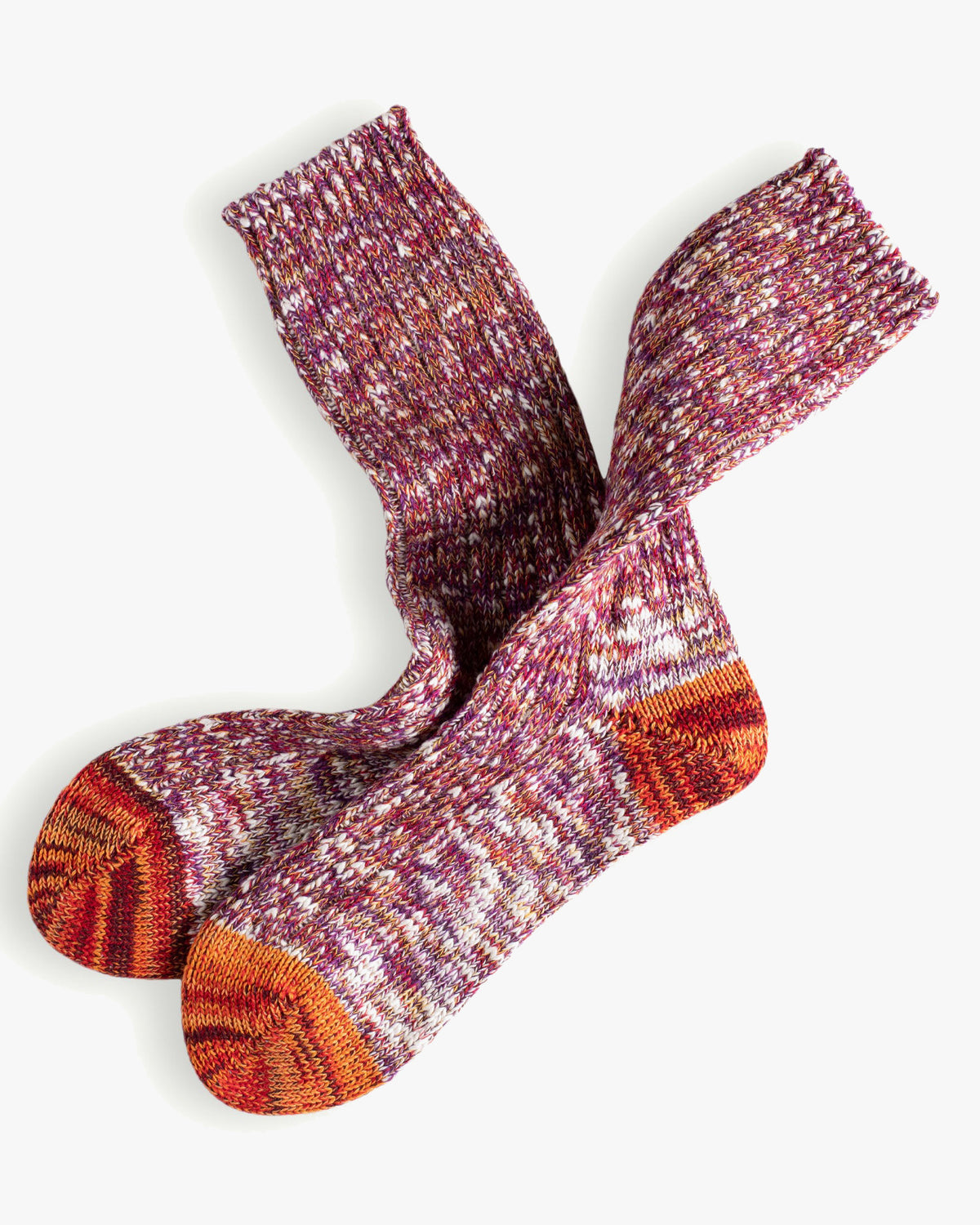 Thunders Love Flammé Collection Seasons Socks - Fall Red