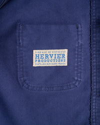 Fleurs De Bagne Le Bourgeron Moleskin Jacket - Blue