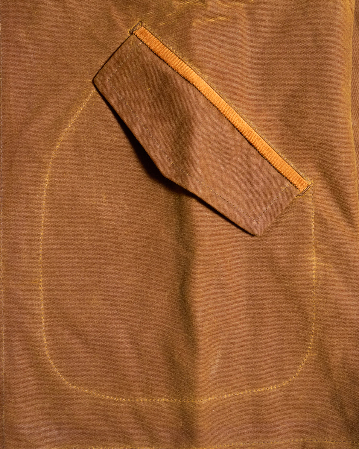 Fleurs De Bagne Le Falot Waxed Jacket - Gold