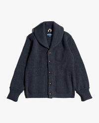 Fleurs De Bagne Le Cardigan 'L'Enfant Du Malheur' - Navy