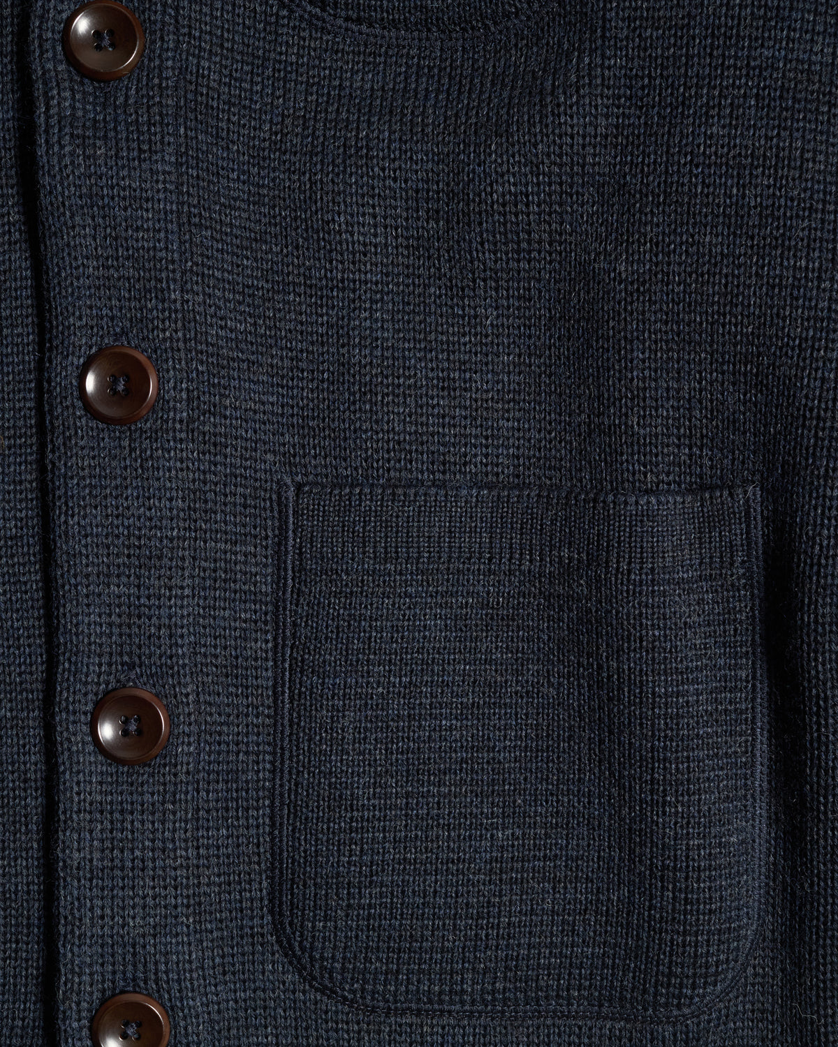 Fleurs De Bagne Le Cardigan 'L'Enfant Du Malheur' - Navy