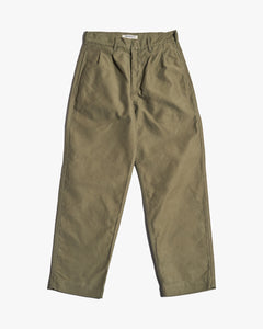 FOB Factory F0543 Heavy Moleskin Regular Fit Trousers - Olive