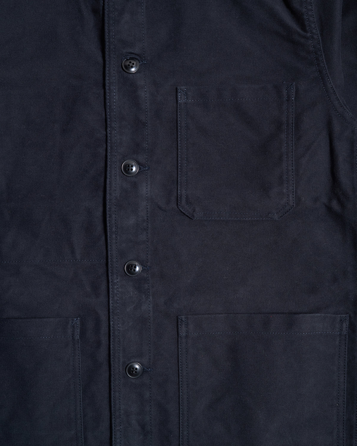 FOB Factory F2373 French Moleskin Jacket - Navy