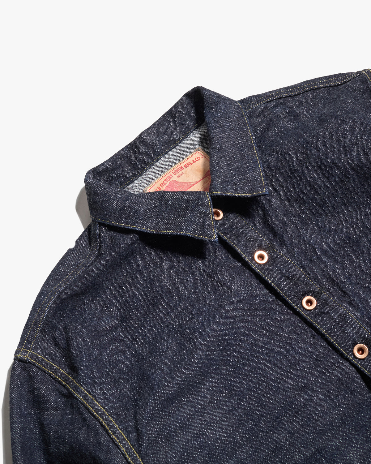 FOB Factory F2384 G3 Selvedge Denim Pullover Jacket - Onewash | FOB Factory Jackets & Coats | Jeanstore