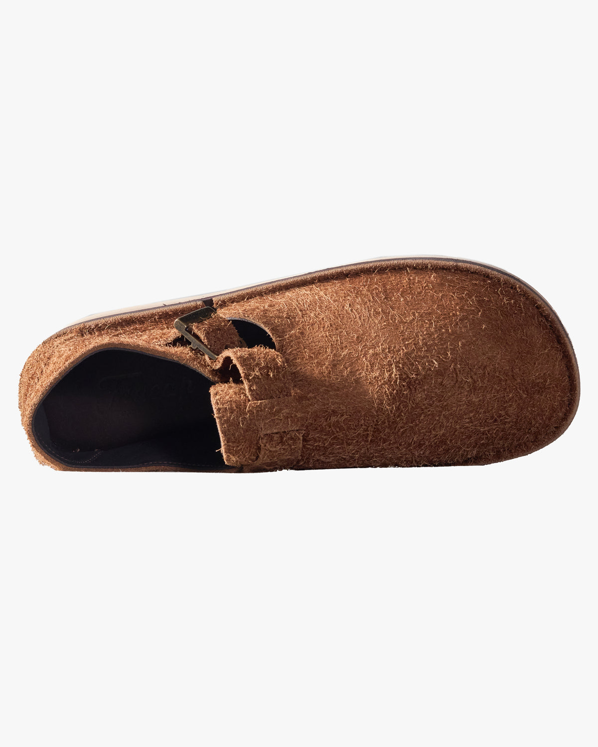 Fracap D152 JP Leather Sandals - Nappy 158 Brown Calf Suede / Beige Prunella Sole