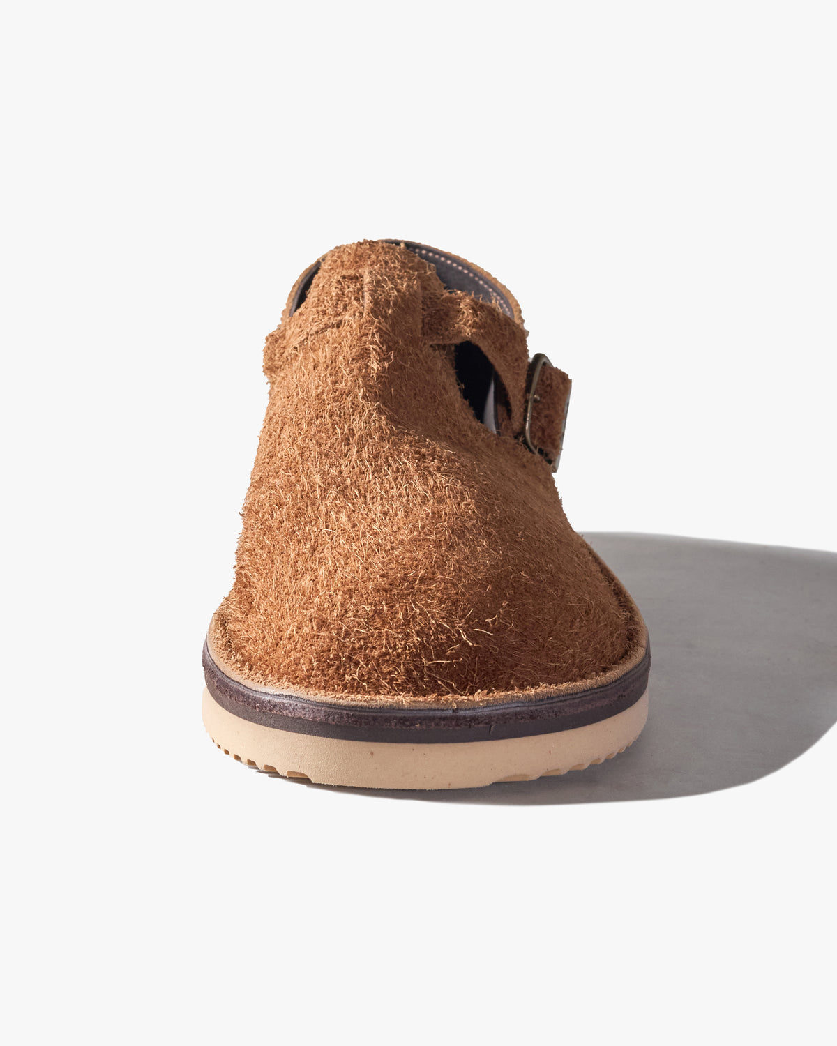 Fracap D152 JP Leather Sandals - Nappy 158 Brown Calf Suede / Beige Prunella Sole
