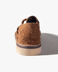 Fracap D152 JP Leather Sandals - Nappy 158 Brown Calf Suede / Beige Prunella Sole