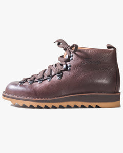 Fracap M120 Magnifico Leather Boots - Testa Di Moro / Ambra Ripple Sole