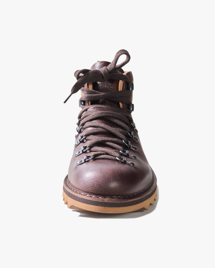 Fracap M120 Magnifico Leather Boots - Testa Di Moro / Ambra Ripple Sole
