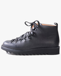 Fracap M120 Magnifico Leather Boots - Arancia Black / Black Ripple Sole | Fracap Boots | JEANSTORE