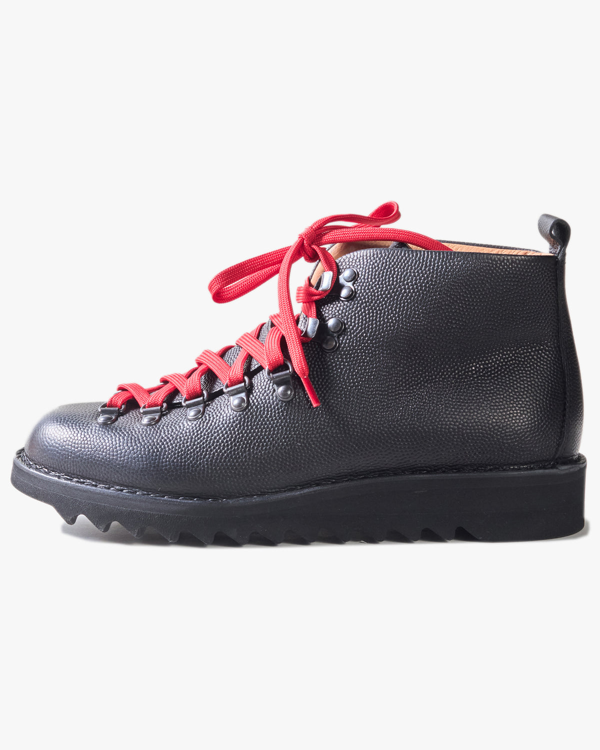 Fracap M120 Magnifico Leather Boots - Arancia Black / Black Ripple Sole | Fracap Boots | JEANSTORE